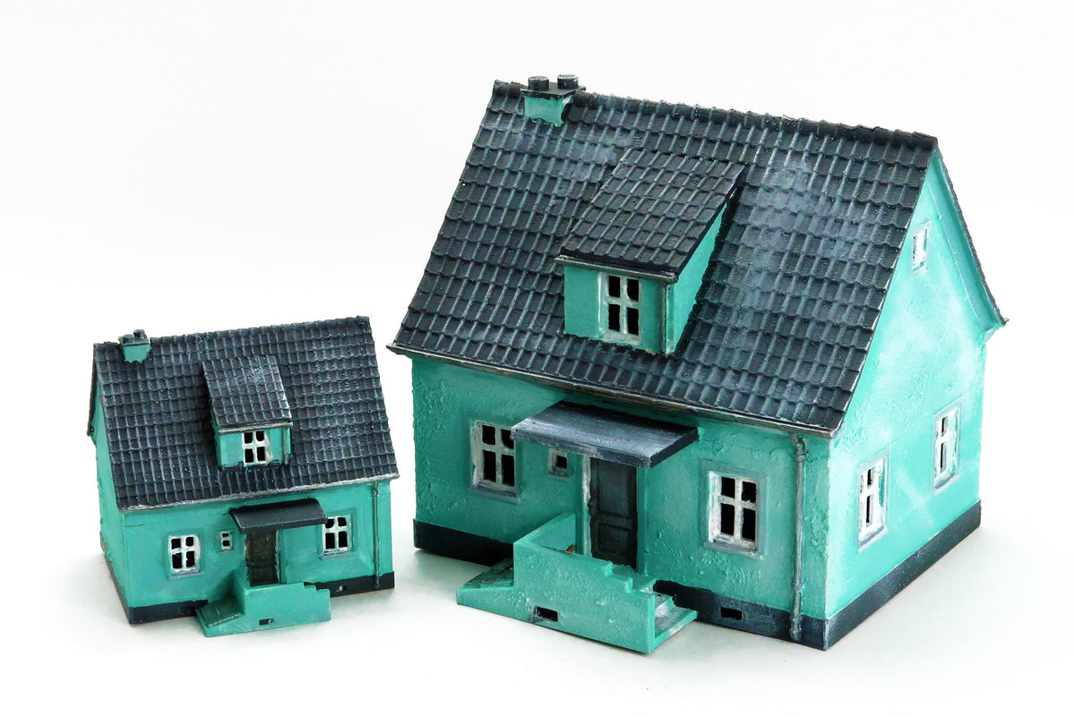 Small Fulda Gap West German Village House 1 (Vol. 1) | 1/32 (54mm)–1/56 (28mm) Diorama Terrain