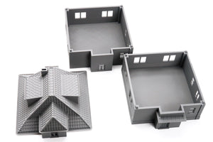 Fulda Gap West German Village House 3 (Vol. 1) | 1/32 (54mm)–1/56 (28mm) Diorama Terrain