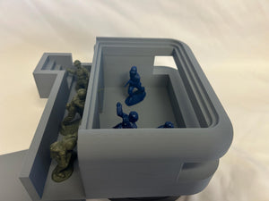 German (x2) Machinegun Bunker: WWII 1/32 Army Men Scale