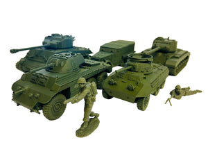 WWII (x5) American Vehicle Pack #2 | 1/32 (54mm)–1/56 (28mm) Scale Models