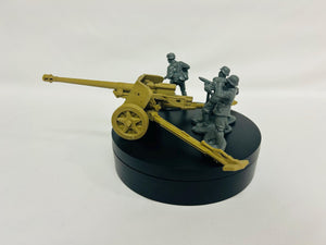 German (x2) WWII PAK 40 Casemate Bunker: 1/32 Army Men Scale