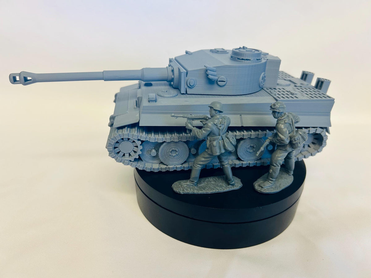 Tiger I — WWII German Tank | 1/32 (54mm)–1/56 (28mm) Scale Model