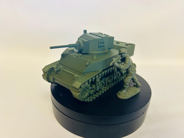 M5 Stuart — WWII American Tank | 1/32 (54mm)–1/56 (28mm) Scale Model