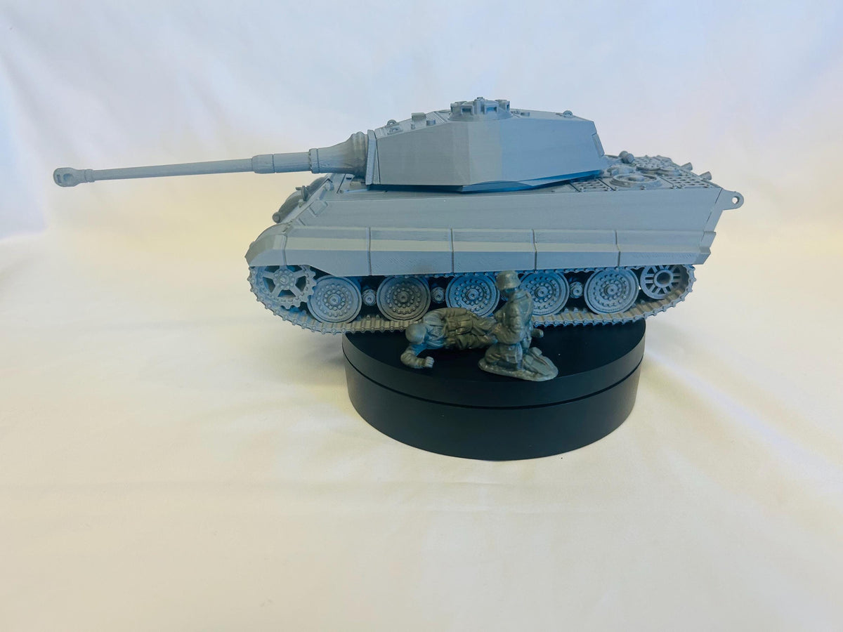 Tiger II "King Tiger" — WWII German Tank | 1/32 (54mm)–1/56 (28mm) Scale Model