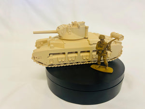 WWII (x2) British Vehicle Bundle #1 (Churchill + Matilda) | 1/32 (54mm)–1/56 (28mm) Scale Models