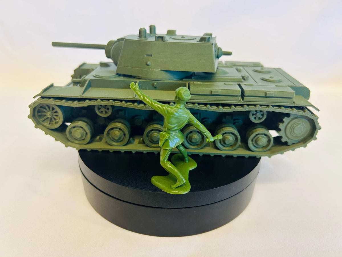 KV1 — WWII Soviet Tank | 1/32 (54mm)–1/56 (28mm) Scale Model