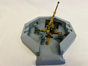 Flak 88 WWII German Bunker: 1/32 Army Men Scale