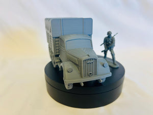 WWII (x2) German Vehicle Bundle #1 (Panzer 38t + Opel Blitz Maultier) | 1/32 (54mm)–1/56 (28mm) Scale Models