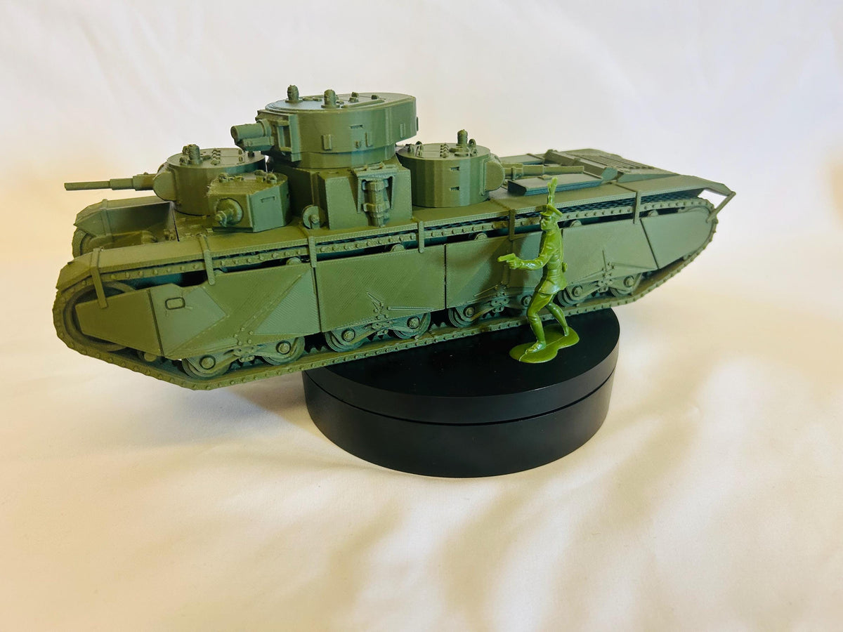 T35 — WWII Soviet Tank | 1/32 (54mm)–1/56 (28mm) Scale Model