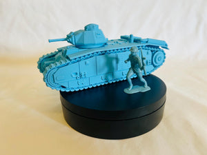 WWII (x3) French Vehicle Pack | 1/32 (54mm)–1/56 (28mm) Scale Models