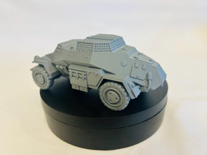 WWII (x4) German Vehicle Pack #4 | 1/32 (54mm)–1/56 (28mm) Scale Models