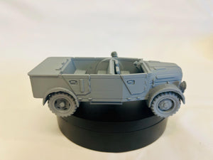 WWII (x4) German Vehicle Pack #4 | 1/32 (54mm)–1/56 (28mm) Scale Models
