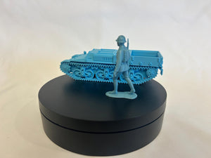 WWII (x4) French Vehicle Pack #2 | 1/32 (54mm)–1/56 (28mm) Scale Models