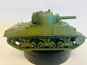 M4 Sherman 105mm Howitzer — WWII American Tank | 1/32 (54mm)–1/56 (28mm) Scale Model
