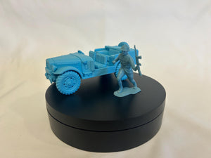 WWII (x4) French Vehicle Pack #2 | 1/32 (54mm)–1/56 (28mm) Scale Models
