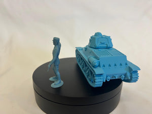 Hotchkiss H39 — WWII French Tank | 1/32 (54mm)–1/56 (28mm) Scale Model