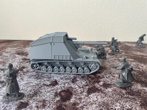 Hummel — WWII German Self-Propelled Gun | 1/32 (54mm)–1/56 (28mm) Scale Model