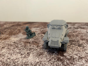 SdKfz 247 — WWII German Armored Car | 1/32 (54mm)–1/56 (28mm) Scale Model
