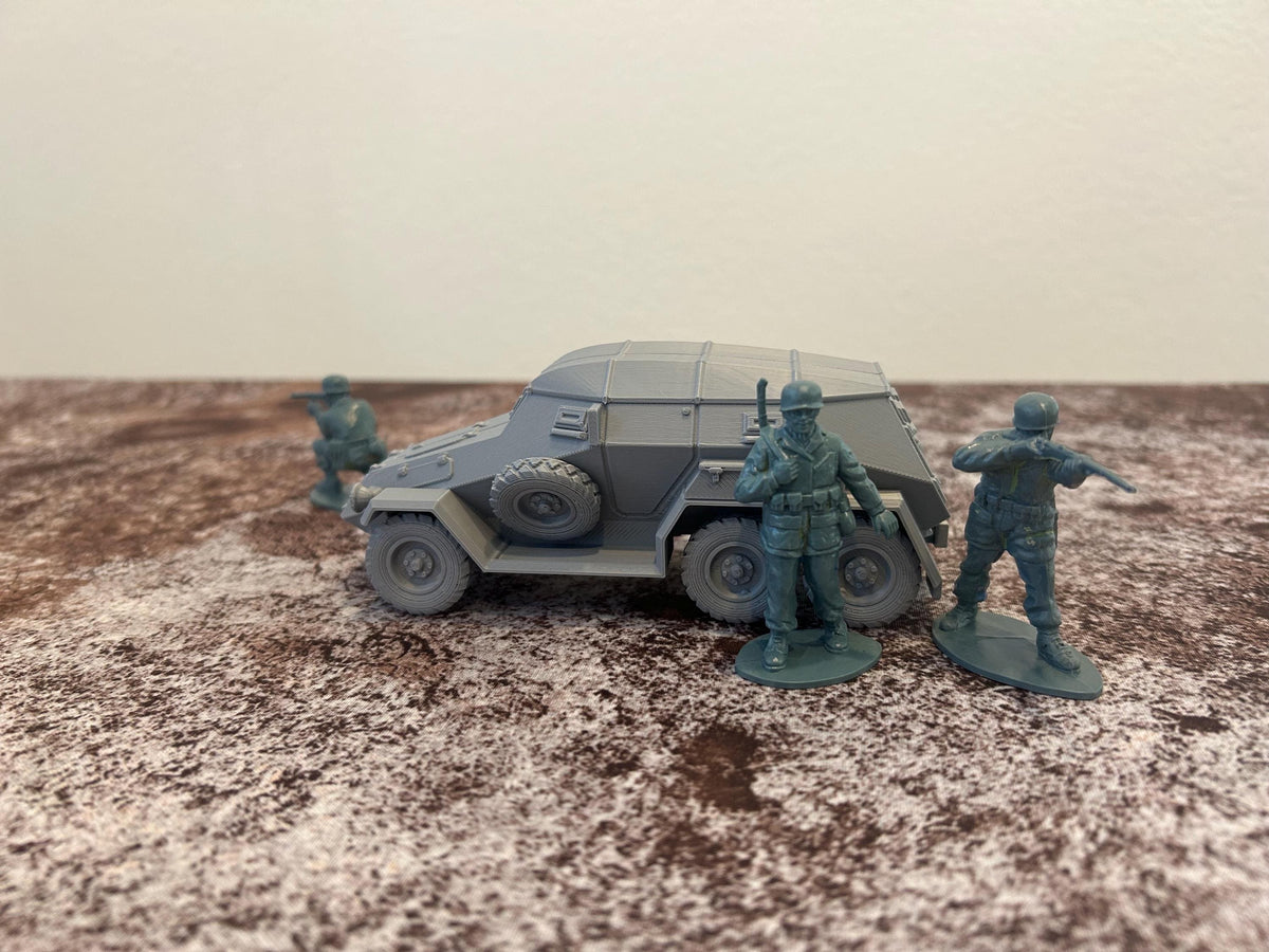 SdKfz 247 — WWII German Armored Car | 1/32 (54mm)–1/56 (28mm) Scale Model