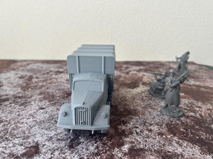 Opel Blitz Maultier — WWII German Halftrack | 1/32 (54mm)–1/56 (28mm) Scale Model