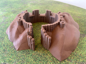 WWII Japanese Machinegun Bunker: 1/32 Army Men Scale