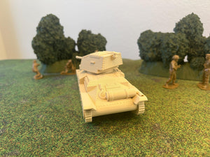 A9 Cruiser Mk I — WWII British Tank | 1/32 (54mm)–1/56 (28mm) Scale Model