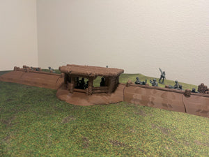 WWII Trenches/Earthworks: 1/32 Army Men Scale