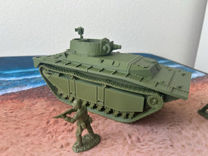 LVT(a)4 — WWII American Amphibious Tank | 1/32 (54mm)–1/56 (28mm) Scale Model