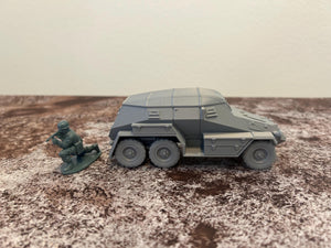 SdKfz 247 — WWII German Armored Car | 1/32 (54mm)–1/56 (28mm) Scale Model