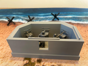 WWII German Machinegun Bunker #2: 1/32 Army Men Scale