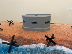 WWII German Machinegun Bunker #2: 1/32 Army Men Scale