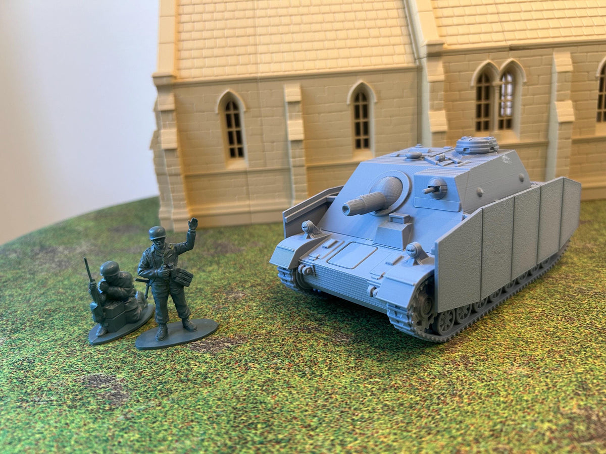 Brummbar — WWII German Assault Gun | 1/32 (54mm)–1/56 (28mm) Scale Model