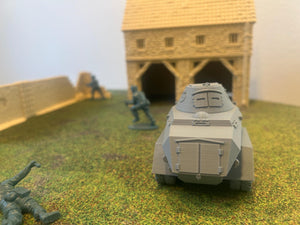 6 Rad SdKfz 231 — WWII German Armored Car | 1/32 (54mm)–1/56 (28mm) Scale Model