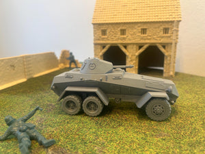 6 Rad SdKfz 231 — WWII German Armored Car | 1/32 (54mm)–1/56 (28mm) Scale Model