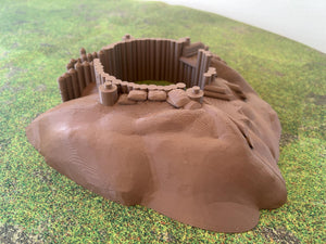 WWII Japanese Machinegun Bunker: 1/32 Army Men Scale