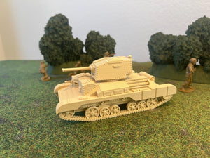 A10 Cruiser Mk II — WWII British Tank | 1/32 (54mm)–1/56 (28mm) Scale Model