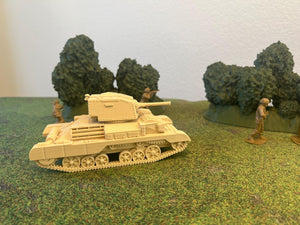 A10 Cruiser Mk II — WWII British Tank | 1/32 (54mm)–1/56 (28mm) Scale Model