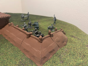 WWII Trenches/Earthworks: 1/32 Army Men Scale