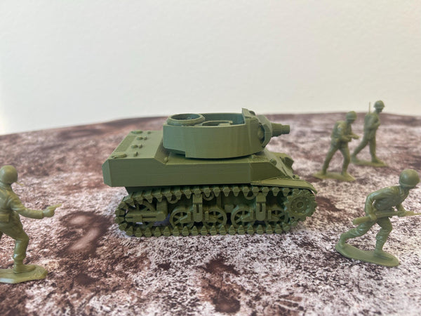 M8 Scott — WWII American Tank | 1/32 (54mm)–1/56 (28mm) Scale Model