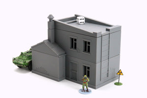 East European Outpost Headquarters | 1/32 (54mm)–1/56 (28mm) Diorama Terrain