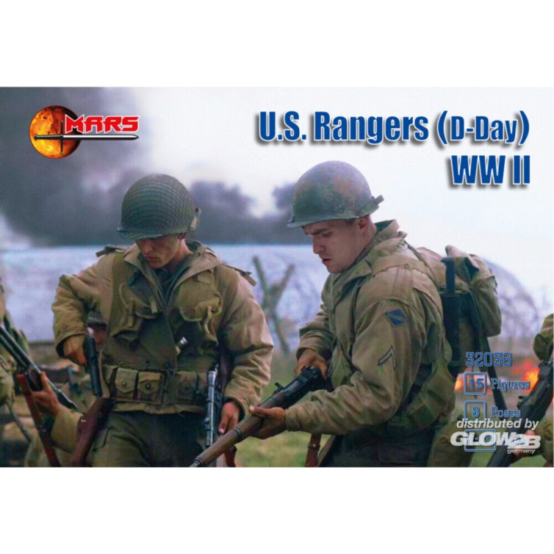 Mars 1/32 WWII US Rangers (D-Day) Set #32036
