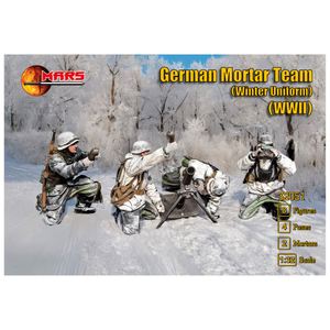 Mars 1/32 WWII German Mortar Team (Winter Uniform) Set #32051