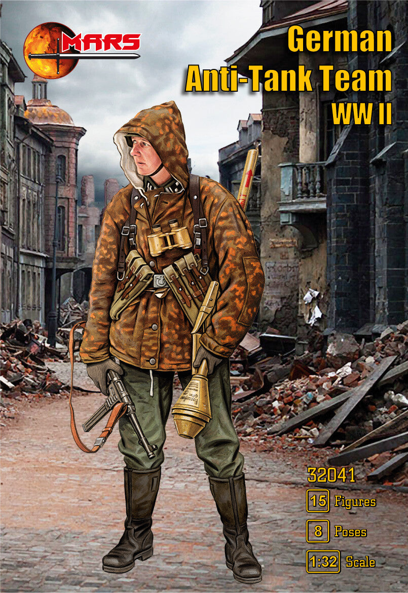 Mars 1/32 WWII German Anti-Tank Team Set #32041
