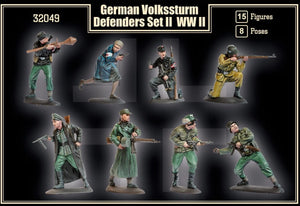 Mars 1/32 WWII German Volksturm Defenders #2 Set #32049