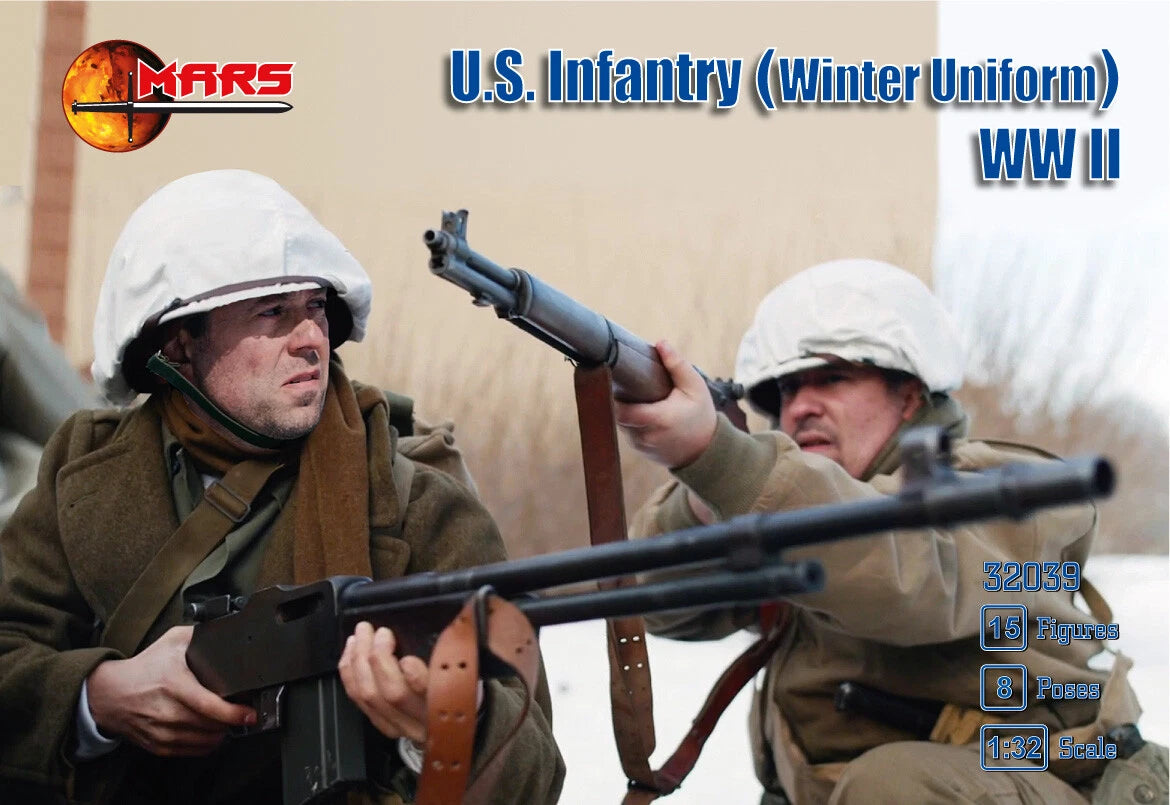 Mars 1/32 WWII US Infantry (Winter Uniform) Set #32039